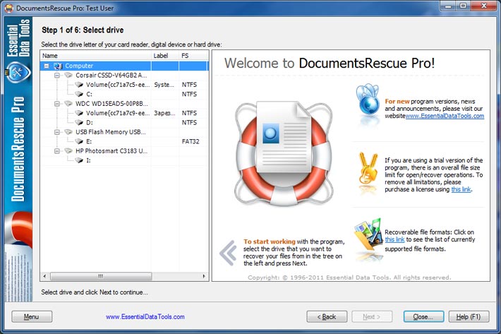 Data Recovery Essential Pro 3.6