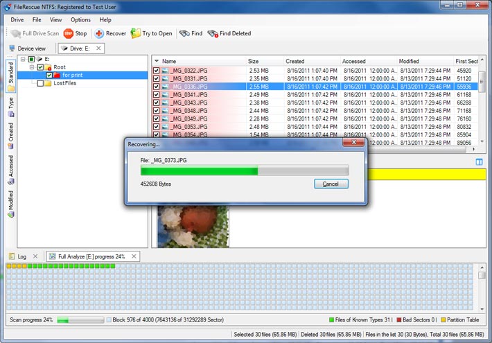 FileRescue for NTFS 4.10