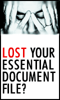 Don't worry - just use DocumentsRescue Pro to recover lost data.